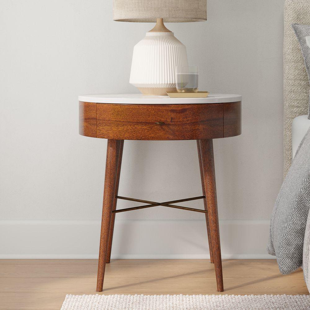 Penelope Bedside Table 46 cm 61 cm West Elm Australia